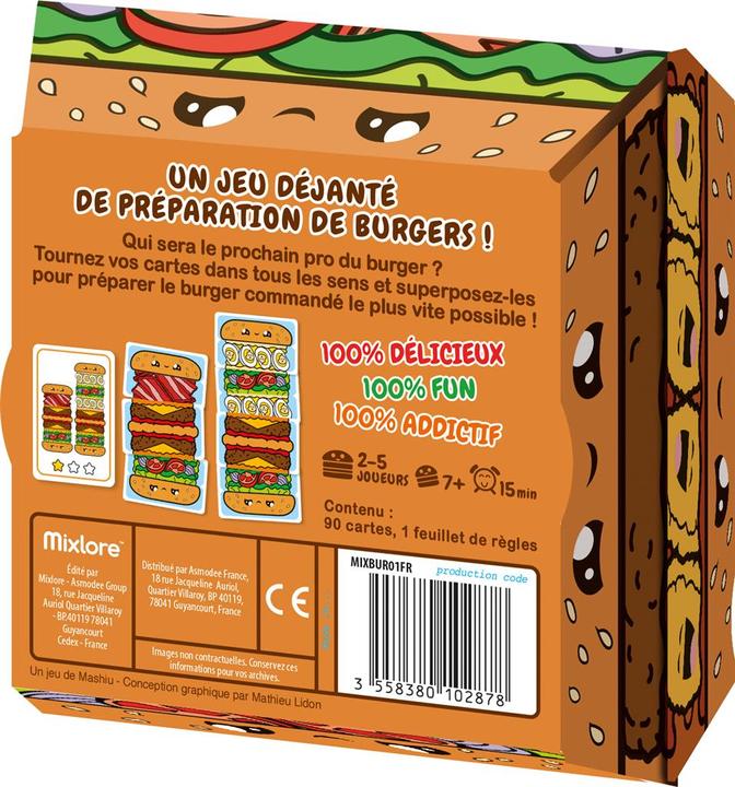 Image du produit Asmodée Burger ASAP! (Français)