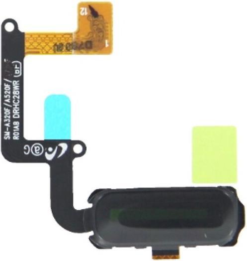 Actual product image Samsung Galaxy A5 2017 A520F Home Button with Flex black (Tool, Galaxy A5 (2017))