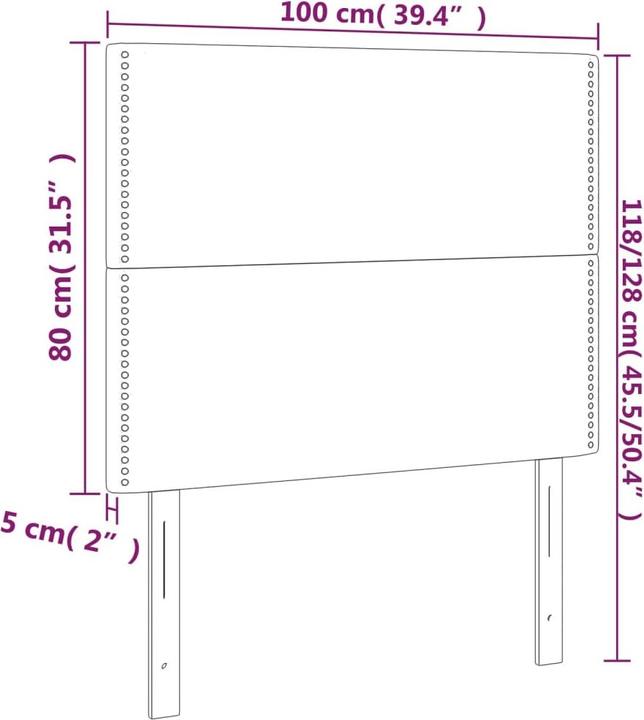 Image du produit VidaXL Thorn (100 x 5 x 128 cm)