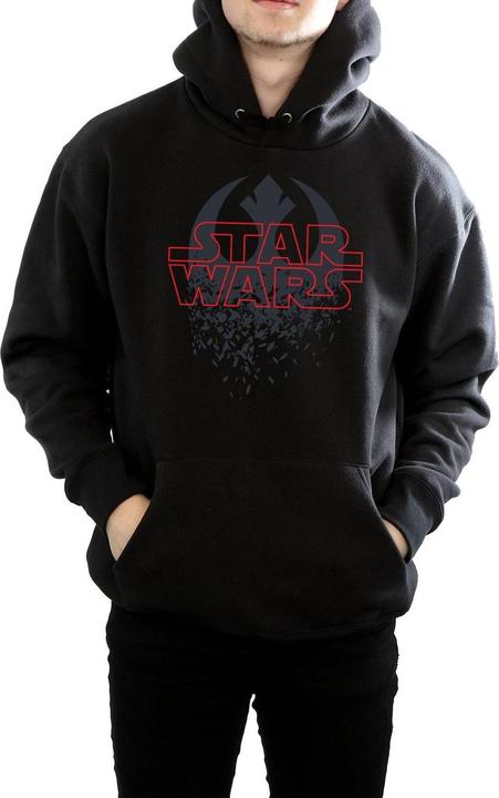 Immagine prodotto Star Wars The Last Jedi Shattered Emblem Felpa con Cappuccio Uomo (XXL)