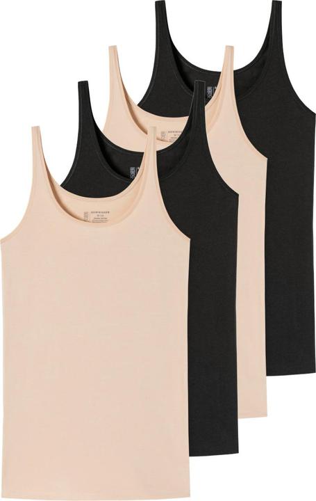 Image du produit Schiesser Lot de 4 débardeurs à bretelles 95/5 Organic (44, XXL)