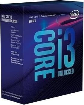 Actual product image Intel Core i3-8100 (LGA 1151, 3.60 GHz, 4 -Core)