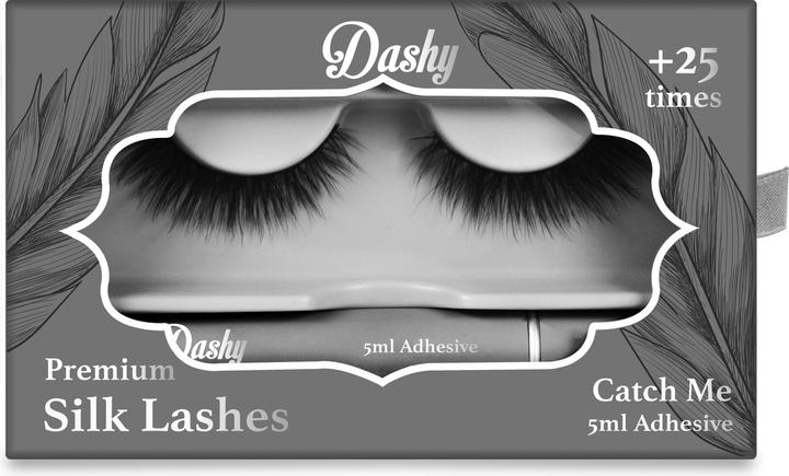 Produktbild Dashy Premium Silk Lashes + 5 ml Adhesive Catch Me (Künstliche Wimpern)