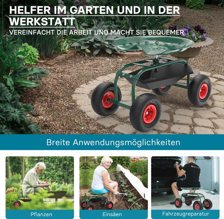 Immagine prodotto Wiltec Gartenwagen (150 kg)