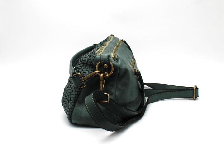 Actual product image Only-Bags.Store Leather bag, soft leather shoulder bag, woven leather handbag