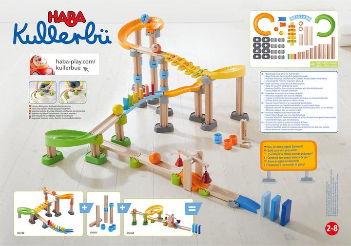 Image du produit Haba Kullerbü Knikkerbaan - Melodieuze domino