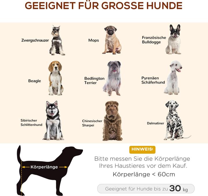 Immagine prodotto PawHut Sdraio per cani con copertura di ricambio inclusa (Cane)