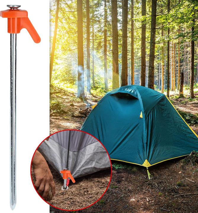 Produktbild Redcliffs Zeltheringe aus Eisen, 12 StÃ¼ck, 21 cm