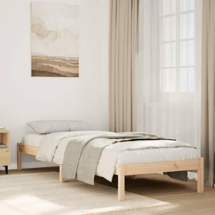 Immagine prodotto VidaXL Bett Extra Lang ohne Matratze 90x220 (90 x 220 cm)