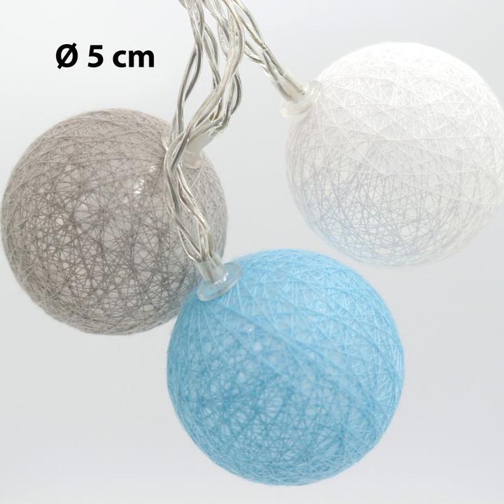 Actual product image Hermex 2.2m LED Light Chain Ball Light Garland Decoration (2.20 m)