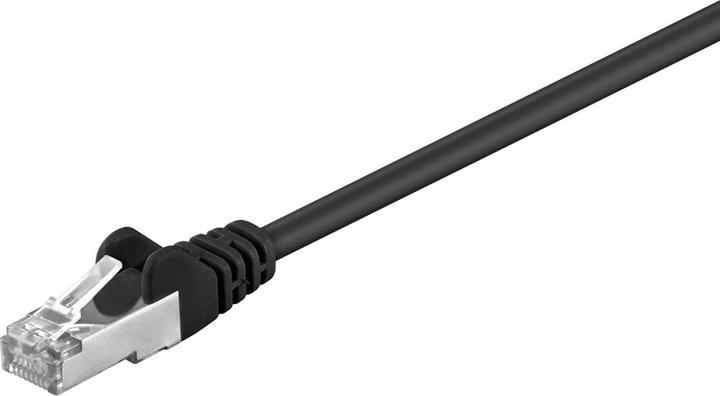 Goobay CAT 5e Patchkabel, SF/UTP, Schwarz, 20 m (SF/UTP, CAT5e, 20 m)
