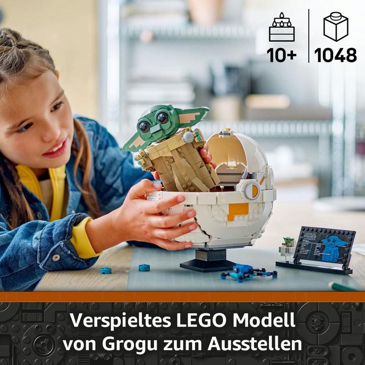 Produktbild LEGO Grogu in seiner Repulsorwiege (75403, LEGO Star Wars)