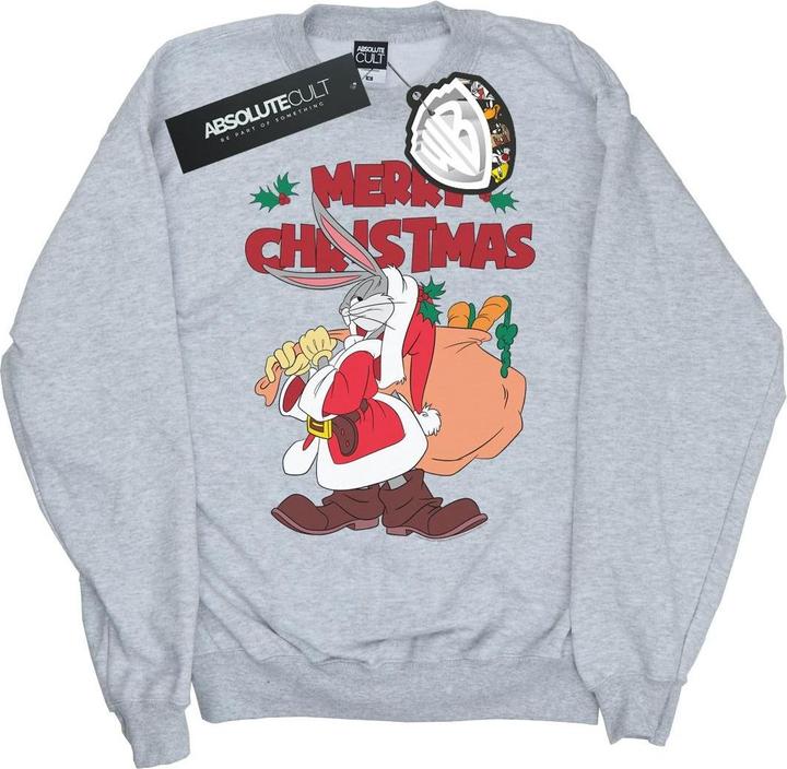 Looney Tunes Santa Bugs Bunny Sweatshirt (XXL)