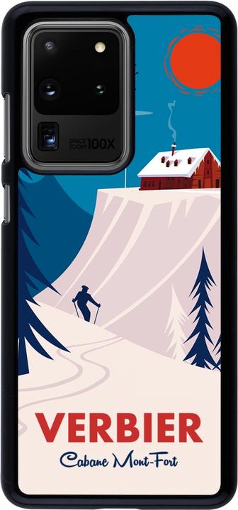 Actual product image PhoneLook Coque Verbier Cabane Mont-Fort (Samsung Galaxy S20 Ultra)