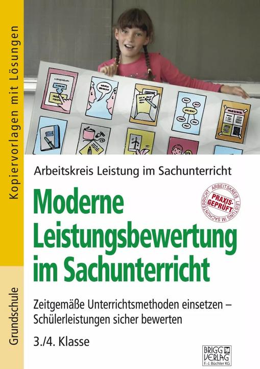 Actual product image Moderne Leistungsbewertung im Sachunterricht. Kopiervorlagen mit Lösungen (German, Working group on performance in subject teaching, Gerald Fide, 2023)