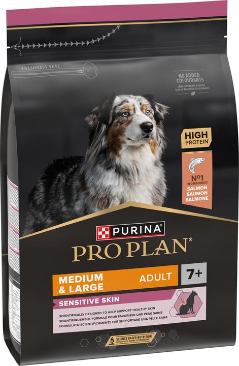 Actual product image Pro Plan Dog Medium & Large Adult 7+ Salmon (Adult, 1 pcs., 3000 g)