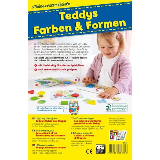Immagine prodotto Haba I miei primi giochi I colori e le forme di Teddy (Francese, Italiano, Tedesco, Olandese, Inglese, Spagnolo)