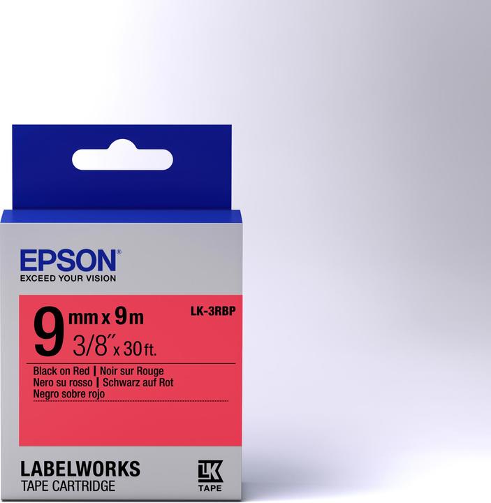 Produktbild Epson Etikettenkassette Lk-33rbp (0.90 cm, Rot)
