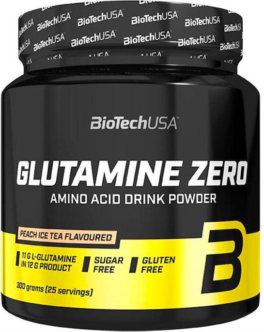 Actual product image Biotech USA Glutamine Zero (1 Piece, Powder, 300 g)