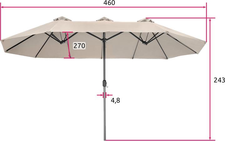 Immagine prodotto tectake Silia (4.13 m)