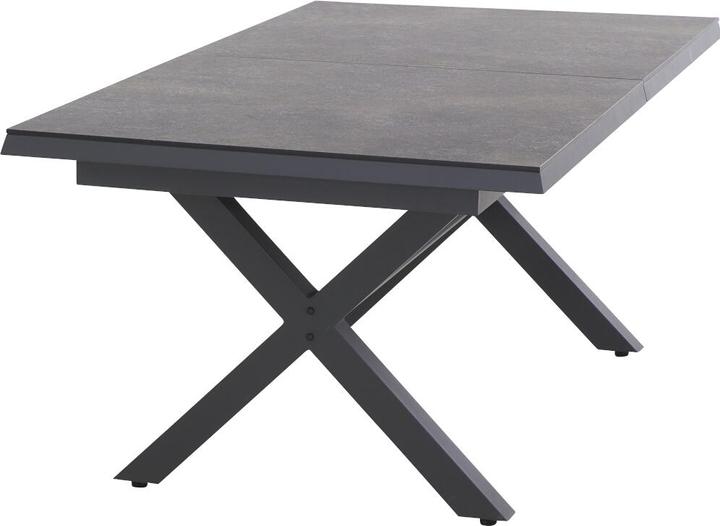 Produktbild Siena Garden Sincro Ausziehtisch 200/260x100cm matt anthrazit / HPL titan (200 cm)
