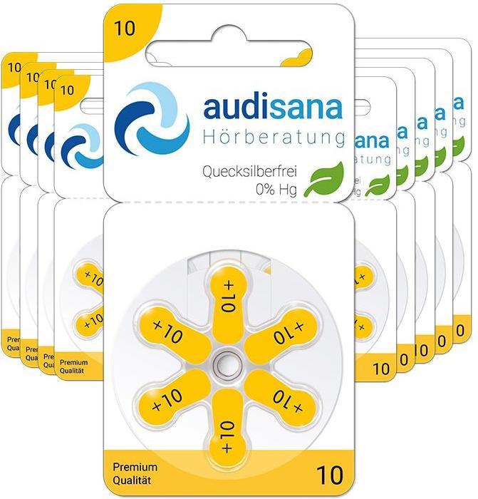 Image du produit Audisana Conseils auditifs (60 pcs, 10, 100 mAh)