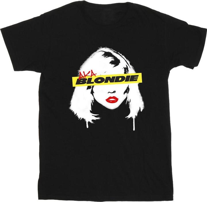 Actual product image Blondie Mens Face Graffiti T-Shirt (L)
