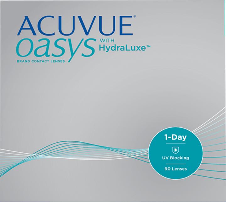 Produktbild Acuvue Oasys with Hydraluxe (90 Stück, Tageslinse, Sphärisch)