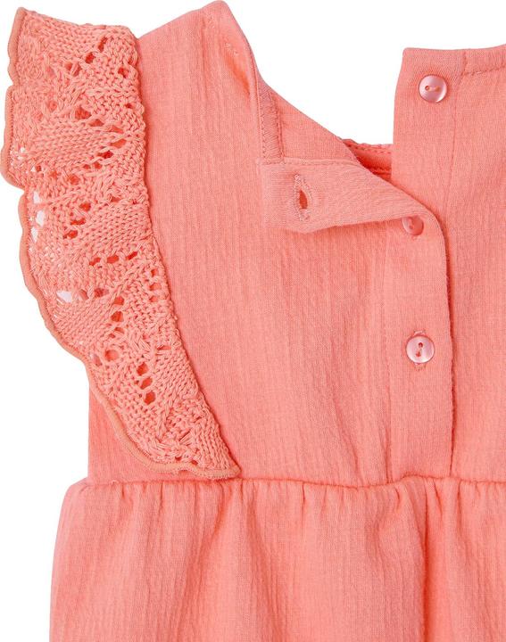 Actual product image Vertbaudet Mädchen Baby Overall mit gehäkeltem Oberteil (74)