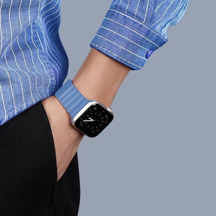 Image du produit Dux Ducis magnetic strap watch strap 7/6/5/4/3/2 (44 mm, 45 mm, 42 mm, Silicone, Apple Watch Series 2, Apple Watch Series 3, Apple Watch Series 1, Apple Watch Series 4, Apple Watch Series 5, Apple Watch Series 6, Apple Watch Series 7, Apple Watch Series 8, Apple Watch Series 9, Apple Watch SE)