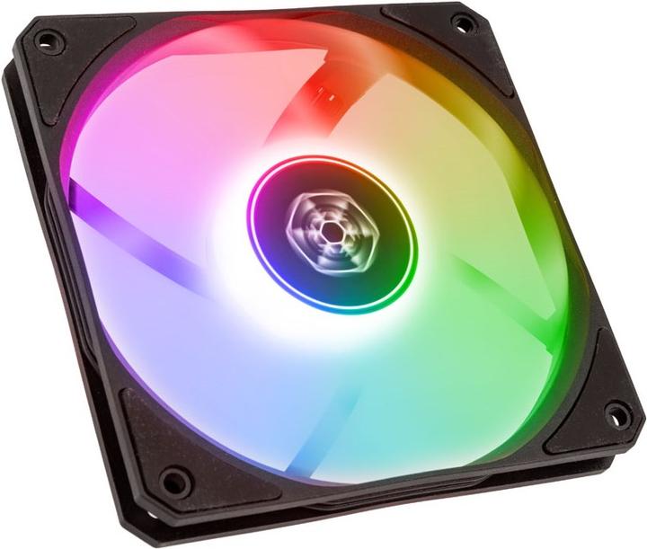 Actual product image Silverstone SST-AS120B-ARGB, RGB fan (120 mm, 1 x)
