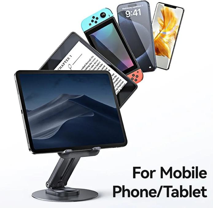 Immagine prodotto Usams Desk stand for phone/tablet 4.7-12 inches black ZJ80ZJ01 (US-ZJ080)