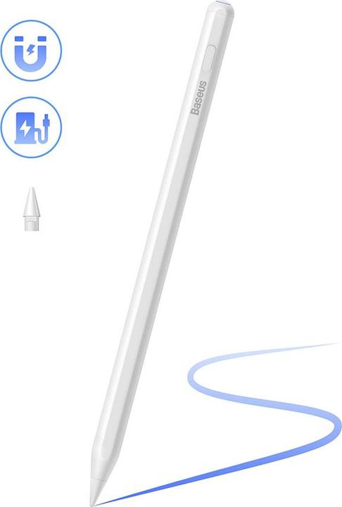 Baseus Penna attiva a doppia ricarica Smooth Writing Serie 2 - Bianco