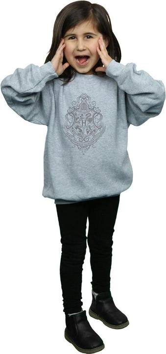 Actual product image Girls Hogwarts Draco Dormiens Crest Sweatshirt (152, 158)