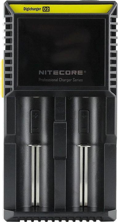 Produktbild Nitecore Digicharger D2 (1 Stk., 14500, 16340, 18650, Ladegerät inkl. Akku)