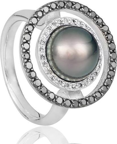 Immagine prodotto Breuning ANELLO - TAHITI-Z. PERLA/Brill. 0,698 Ct. nero (55, 585/14 K Oro)