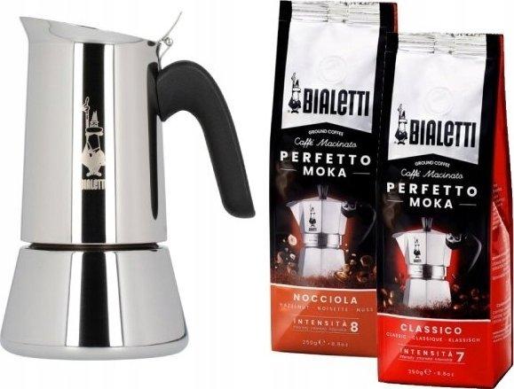Produktbild Bialetti Venus 6tz+kawa Nocciola 250g+Classico 250g (0.27 l)