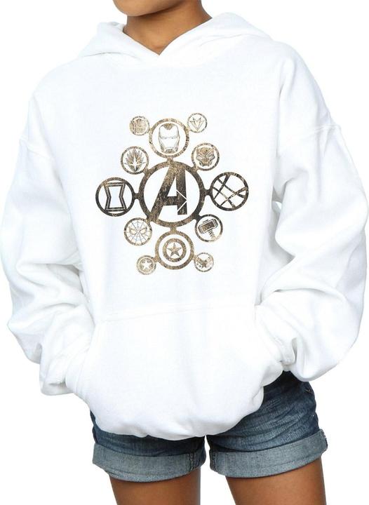Immagine prodotto Avengers Infinity War Icons Felpa con Cappuccio Ragazze (152, 158)