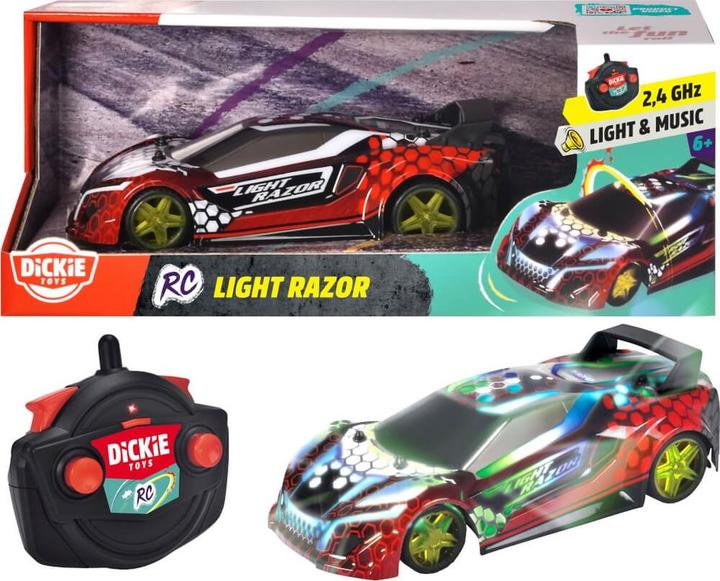 Actual product image Dickie RC Light Razor Controllable Car
