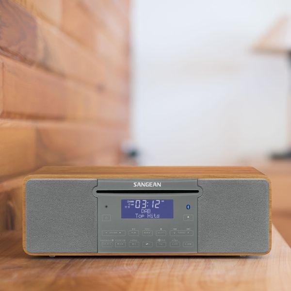 Productafbeelding Sangean - DDR-47BT, digitale radio, CD, DAB+, BT, houten kast (DAB+, FM, Bluetooth)
