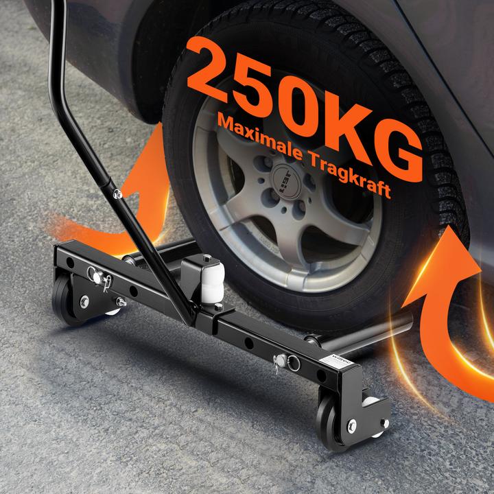 Actual product image XPOtool Tyre Change Trolley up to 250 kg Steel Truck Wheel Dolly for 17-56.5 cm (6.5-22.5") Tyres