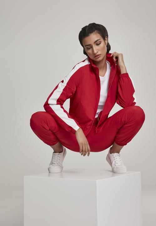 Produktbild Urban Classics Ladies Short Striped Crinkle Track Jacket (S)