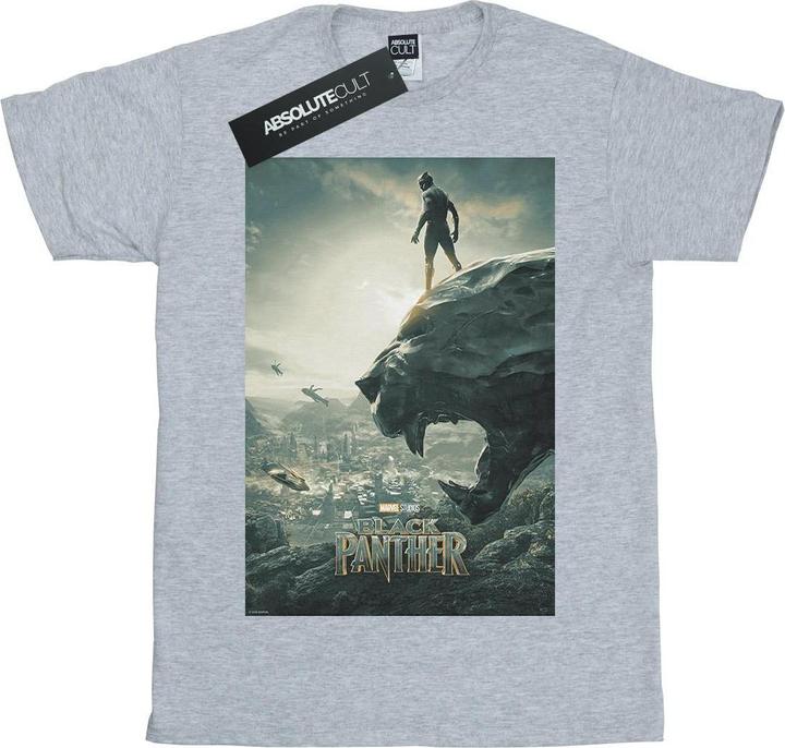 Immagine prodotto Maglietta con poster di Black Panther (152, 158)