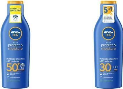 Image du produit NIVEA Protection solaire et hydratation (Lait solaire, SPF 50, 200 ml, 300 g)