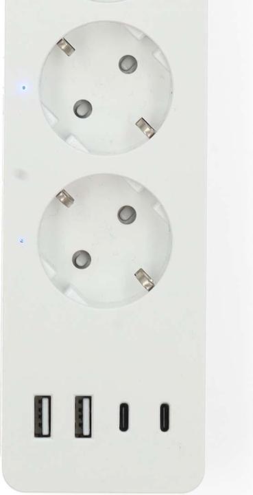 Image du produit Nedis SmartLife Power Strip Wi-Fi | Hybride (CEE 7/7) / USB A / USB-C™ | 16 A | 3680 W | 2.00 m | 0 -
