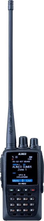 Alinco Radio VHF/UHF portable PNI DJ-MD5XEG, DMR, 4000 canaux, mode analogique et numérique