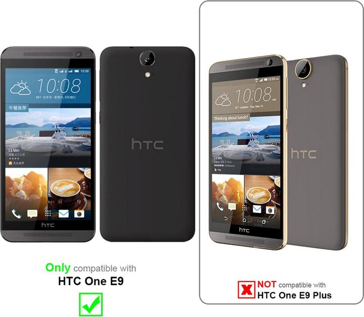 Actual product image Cadorabo TPU Ultra Slim AIR Cover (HTC One E9)