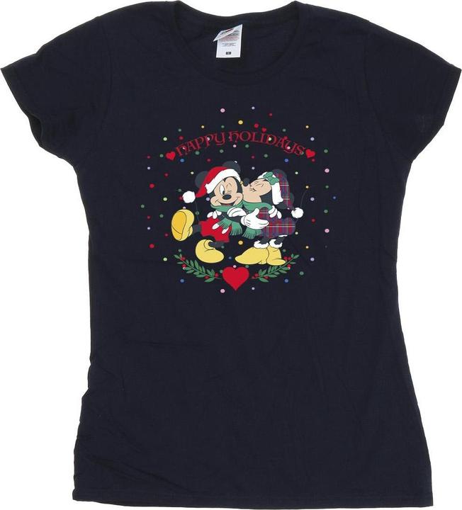 Disney Mickey Mouse Mickey Minnie Christmas TShirt (M)