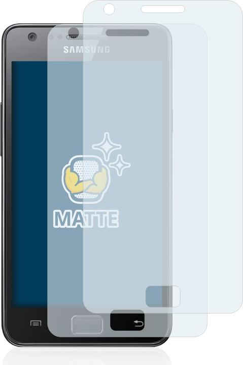 Actual product image BROTECT Anti-glare screen protector matt (2 Piece, Samsung Galaxy S2)