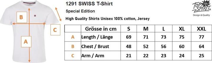 Produktbild TopSpirit 1291SWISS T-Shirt (L)